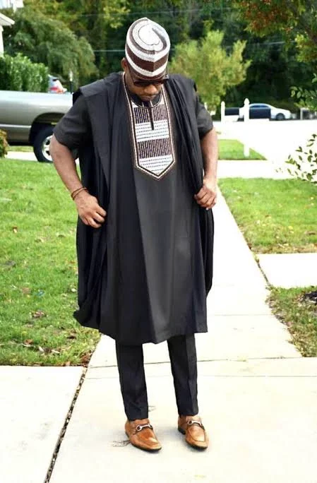 Black Agbada Styles For Men To Rock An Event.