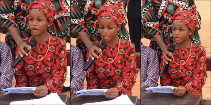 Girl delivers news in fluent Igbo, wows audience with complex proverbs