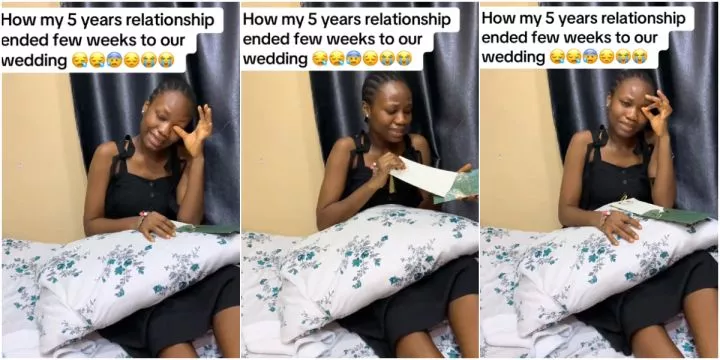 'He said his genotype changed' - Lady devasted as fiance calls off wedding weeks to ceremony after 5 years of dating