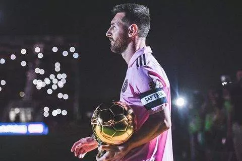 In a special ceremony held at DRV PNK Stadium on Friday night, Inter Miami CF honored team captain Lionel Messi for winning his record-tying eighth Ballon d'Or. Instagram/Leo Messi