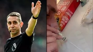 Suspended Premier League referee, David Coote, filmed snorting white powder during Euro 2024 (Video)