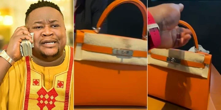 Cubana Chief Priest gifts wife an expensive Hermes bag matching their luxury cars