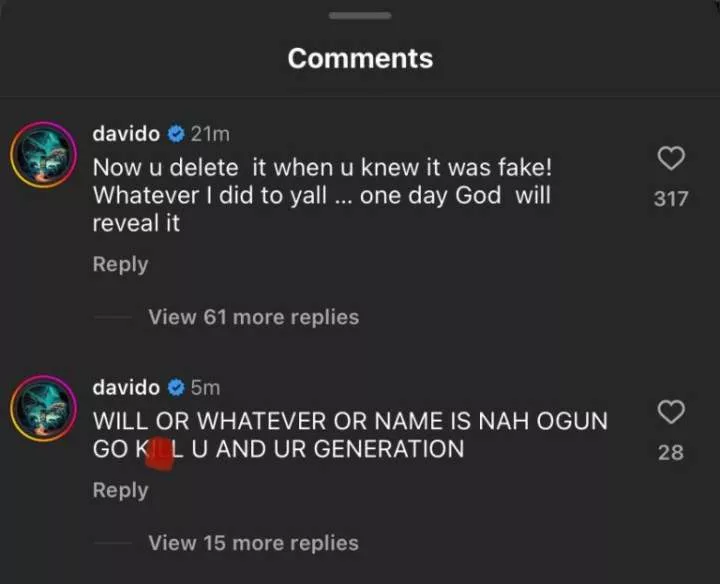 Davido blasts famous blog for sharing edited photo of him