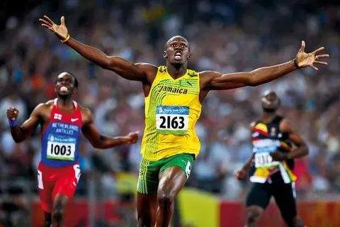 Usain Bolt, the fastest man in the world -- Getty