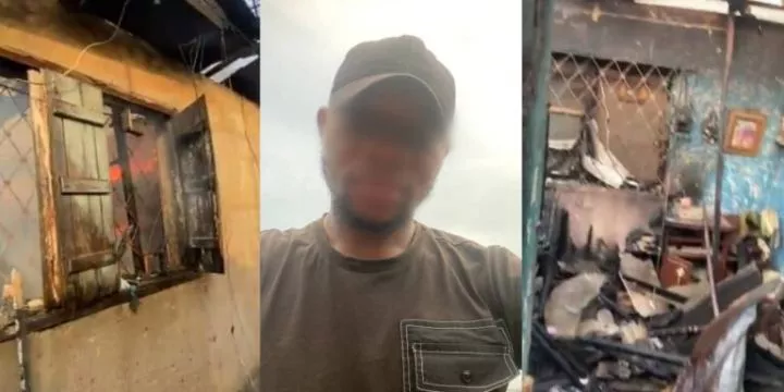 Man loses home to fire while at work, left with only clothes on his back