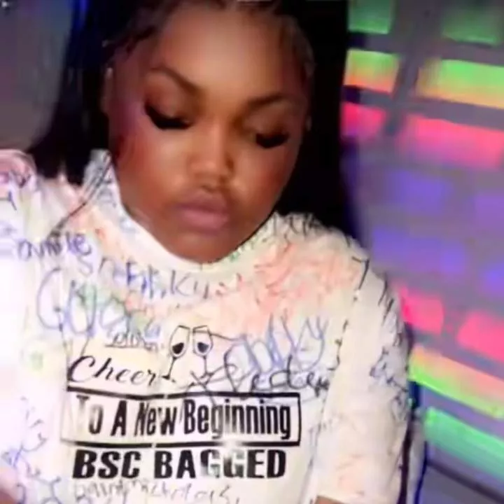 Nigerian lady shuts down nightclub to celebrate university sign-out