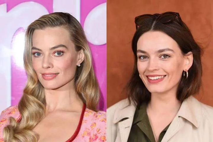 Margot Robbie and Emma Mackey