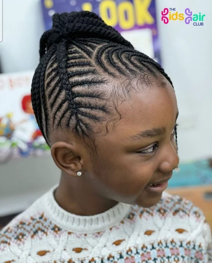 Beautiful Cornrow Hairstyles for Kids.