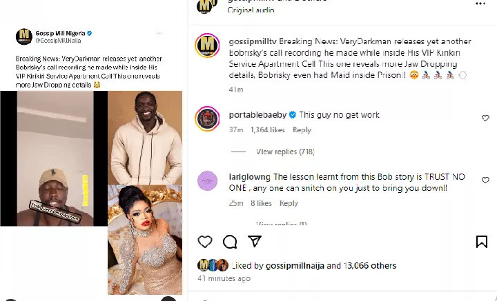 'This guy no get work' - Portable blasts Verydarkman for dragging Bobrisky