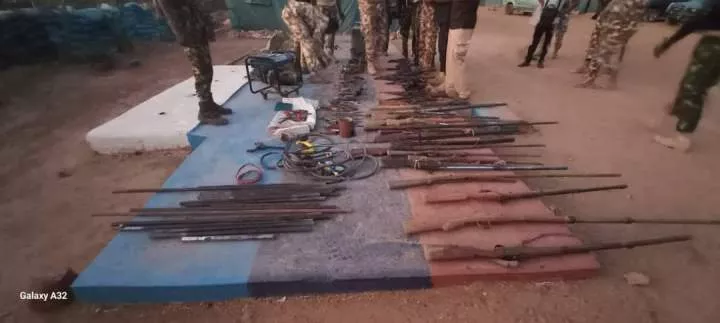One arrested as troops burst weapon manufacturing factory in Plateau, recover cache of arms and ammunition