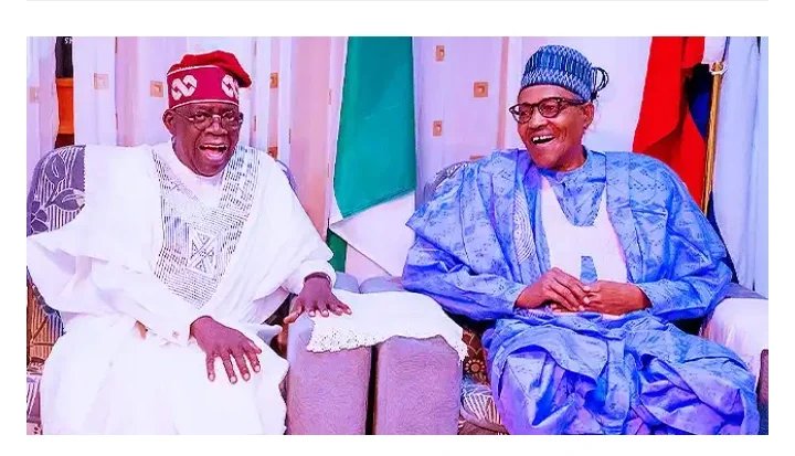 'I'm very happy with Tinubu's performance,' Buhari says as Nigerians lament economic hardship