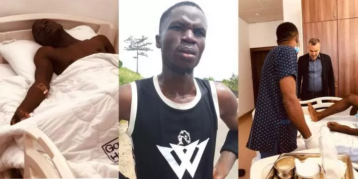Man attempting 5-day marathon from Lagos to Port Harcourt to break Guinness World Record lands in hospital