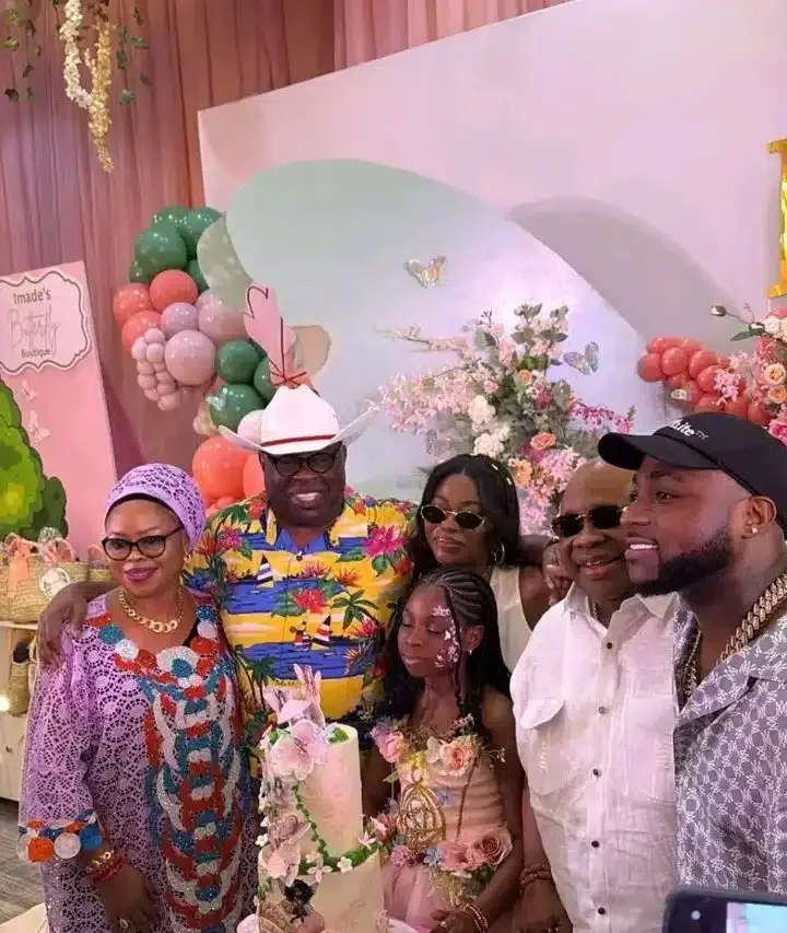 Davido stirs buzz with his appearance at Imade's birthday party