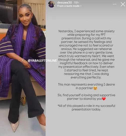 'This man represents everything I desire in a partner' - Jude Ighalo's ex-wife, Sonia gushes over her mystery man