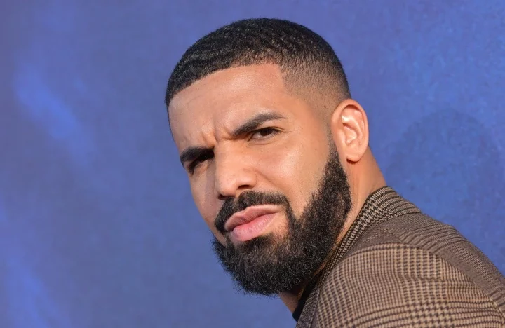 A close-up of Drake.