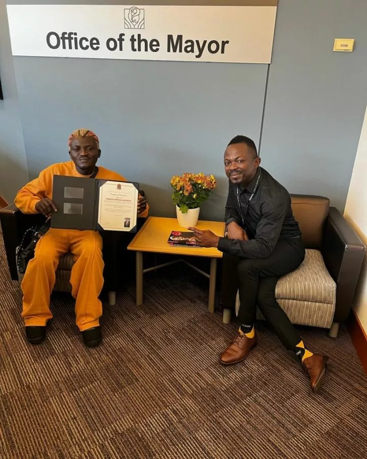 Portable celebrates as he lands in Canada, receives award from mayor