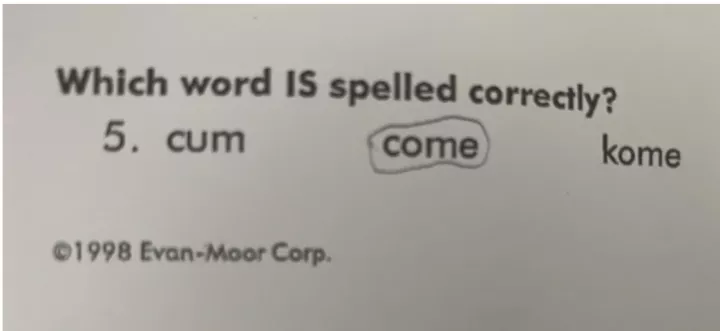 &quot;Which word IS spelled correctly?&quot;