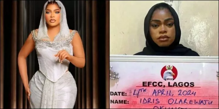 Bobrisky confirms never being locked up in prison