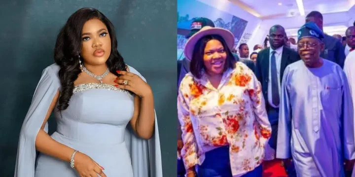 "Do you still have the strategy that Tinubu shared with you" - Toyin Abraham blocks lady for querying her