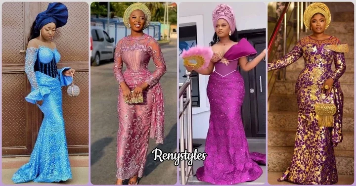 Nigerian Asoebi Lace Styles for 2024