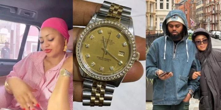 Regina Daniels brother adresses fake Rolex watch claim, shares evidence