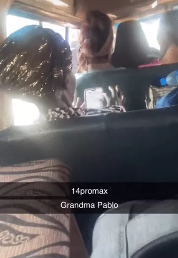 'Phone Pablo dey use form big boy' - Passenger fascinated as he sees grandma using iPhone 14 Pro Max
