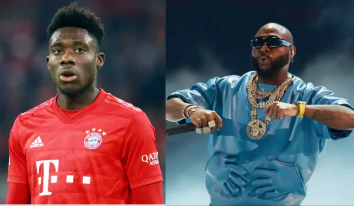 Davido's songs prepare me for matches - Bayern Munich star, Alphonso Davies