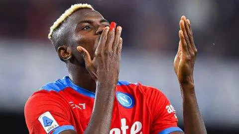 Victor Osimhen gets emotional ahead of potential Napoli exit