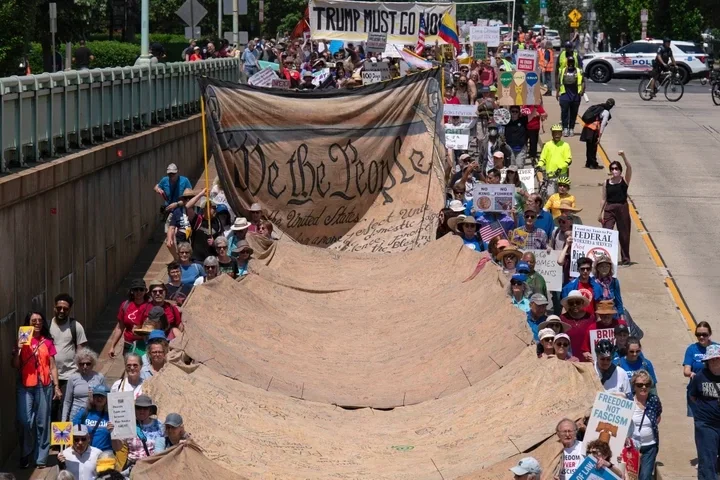 Trump Is the Target of May Day Demonstrations Around the World