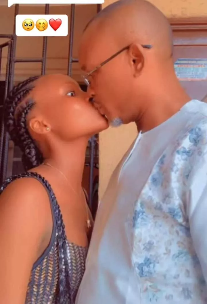 'Financial or biological father?' - Outrage as lady shares kissing video with her dad