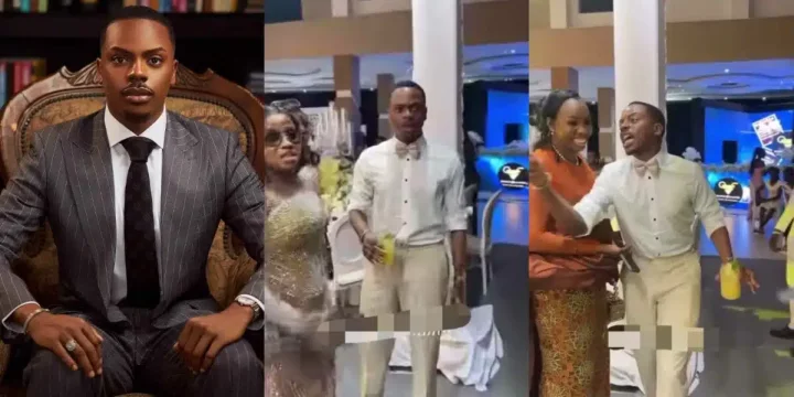 Enioluwa rants after being served one plate of rice at Moses Bliss's wedding in Ghana