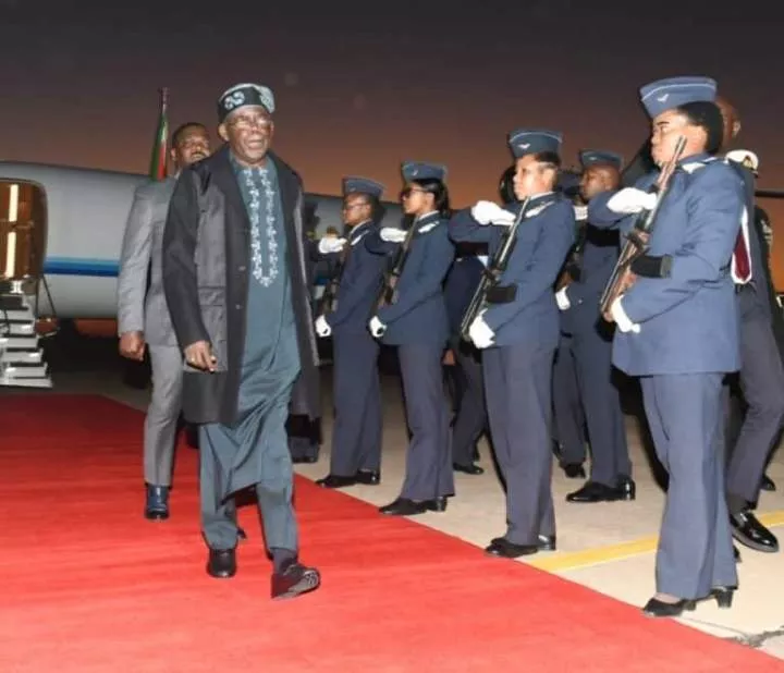 Tinubu, Entourage Shun Presidential Aircraft, Arrive South Africa In Private Jets