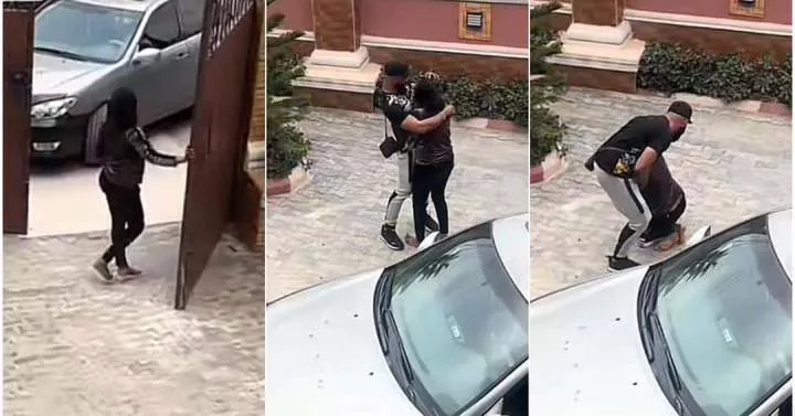 Woman secretly brings younger sister's husband home to surprise her