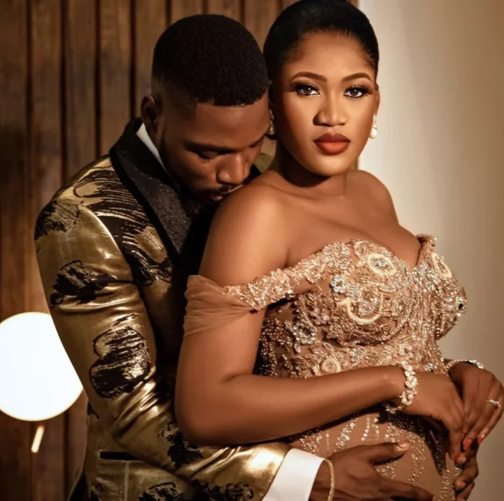 'Thank God say he leave CeeC' - Reactions as Tobi Bakre and wife Anu Bakre play at fuel station