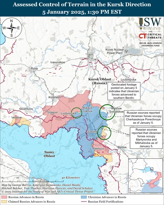 Ukraine advances map