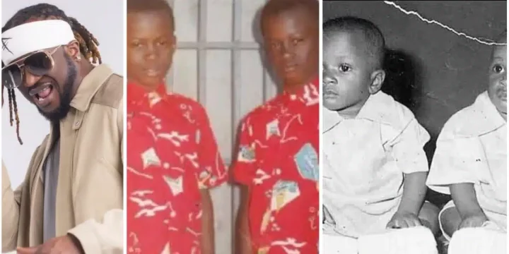 Peter Okoye celebrates twin brother, Paul with a trip down memory lane