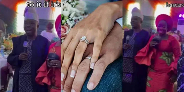 Father causes stir at daughter's wedding as he declares her a virgin, dares groom to prove him wrong