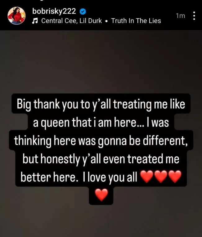 'Thank you all for treating me like the last born' - Bobrisky