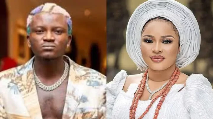 'Don't kill me as you killed Alaafin' - Portable chases Queen Dami from his house (Video)