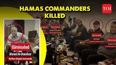 Israel releases image of killed Hamas leaders enjoying food