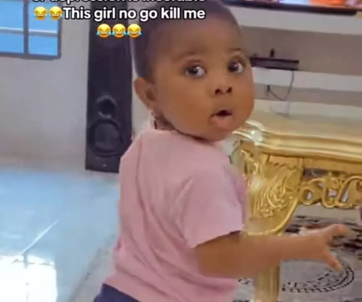 'My girl hear Isakaba, she shake...' - Internet abuzz over adorable toddler's dancing skills to hit song 'Twe Twe'