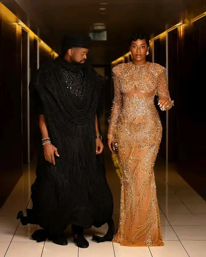 Basketmouth, Miz Vick turn heads with their appearance at AMVCA
