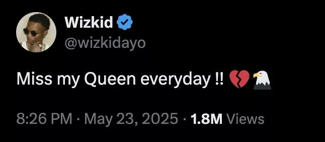 Wizkid opens up about grief, says he misses late mother 'every day'