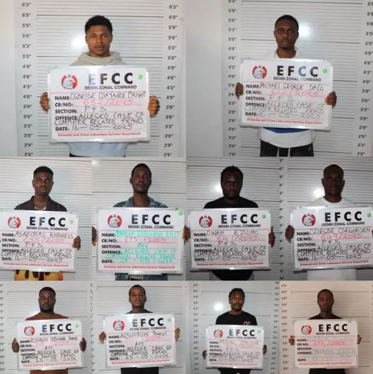 EFCC Secures Conviction Of 34 Internet Fraudsters In Edo EFCC Secures Conviction Of 34 Internet Fraudsters In Edo