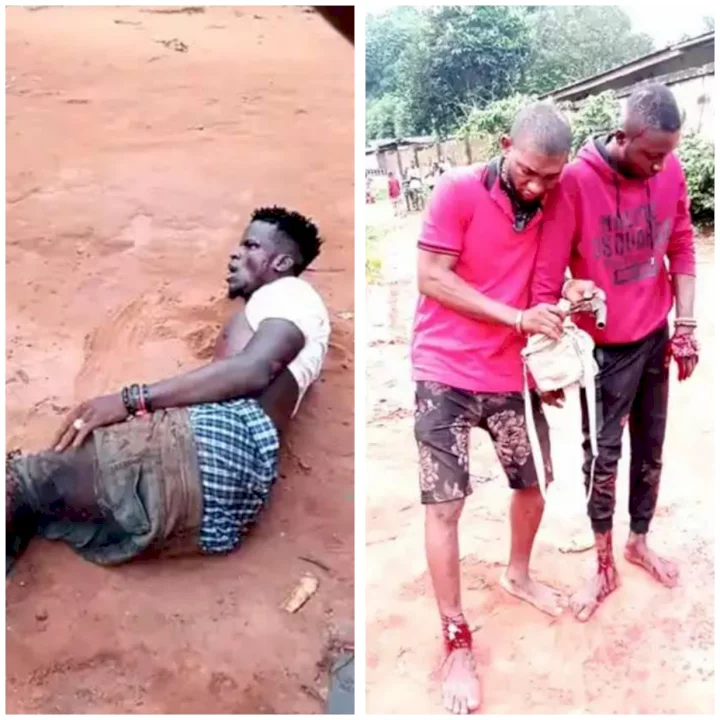 Jungle justice: Imo State Police Commissioner condemns burning of three suspected robbers (graphic photos)