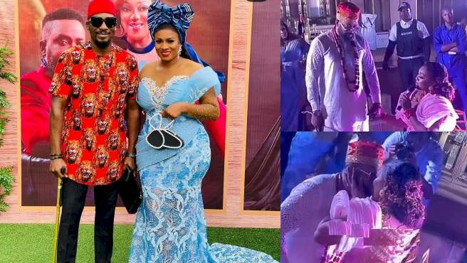 "They say entertainers marriage don't last, we will last" - Peggy Ovire vows to Frederick as she shares emotional love story (Video)