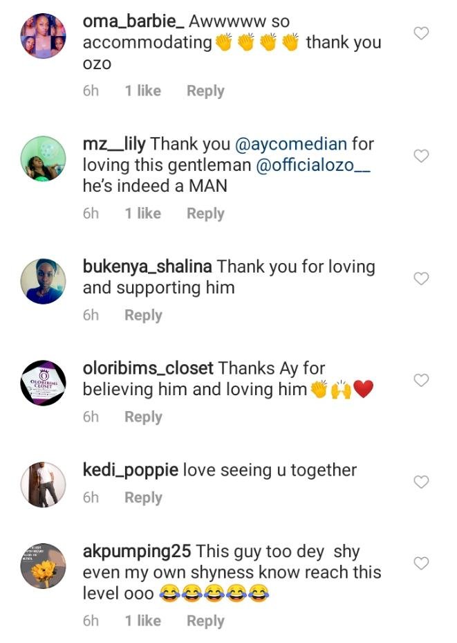 “Hmmm, Is something fishy?” – Nigerians react to comedian Ay’s video with BBNaija’s Ozo