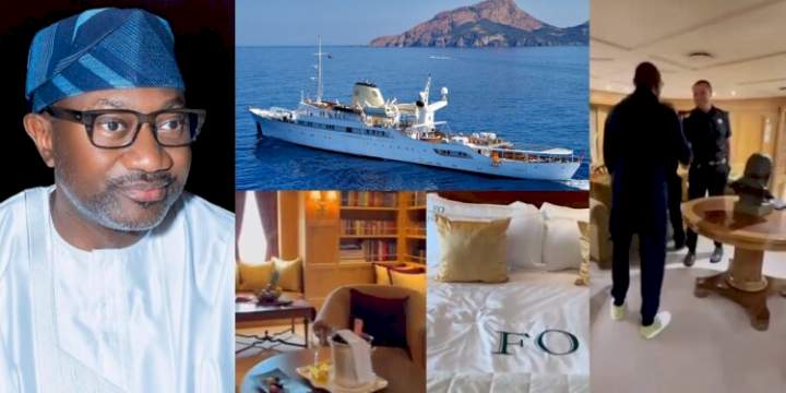 Femi Otedola spends over N2.2billion to rent super luxury yacht ahead of his 60th birthday (videos)