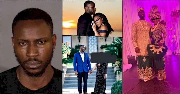 Lavish wedding of Nigerian serial robber 'Blue Cloth Bandit' three months before arrest for over 60 robberies in U.S surfaces