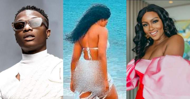 "Bad guy, Jada is typing" - Wizkid's comment on actress, Osas Ighodaro's post sparks reactions